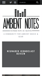 Mobile Screenshot of ambientnotes.com